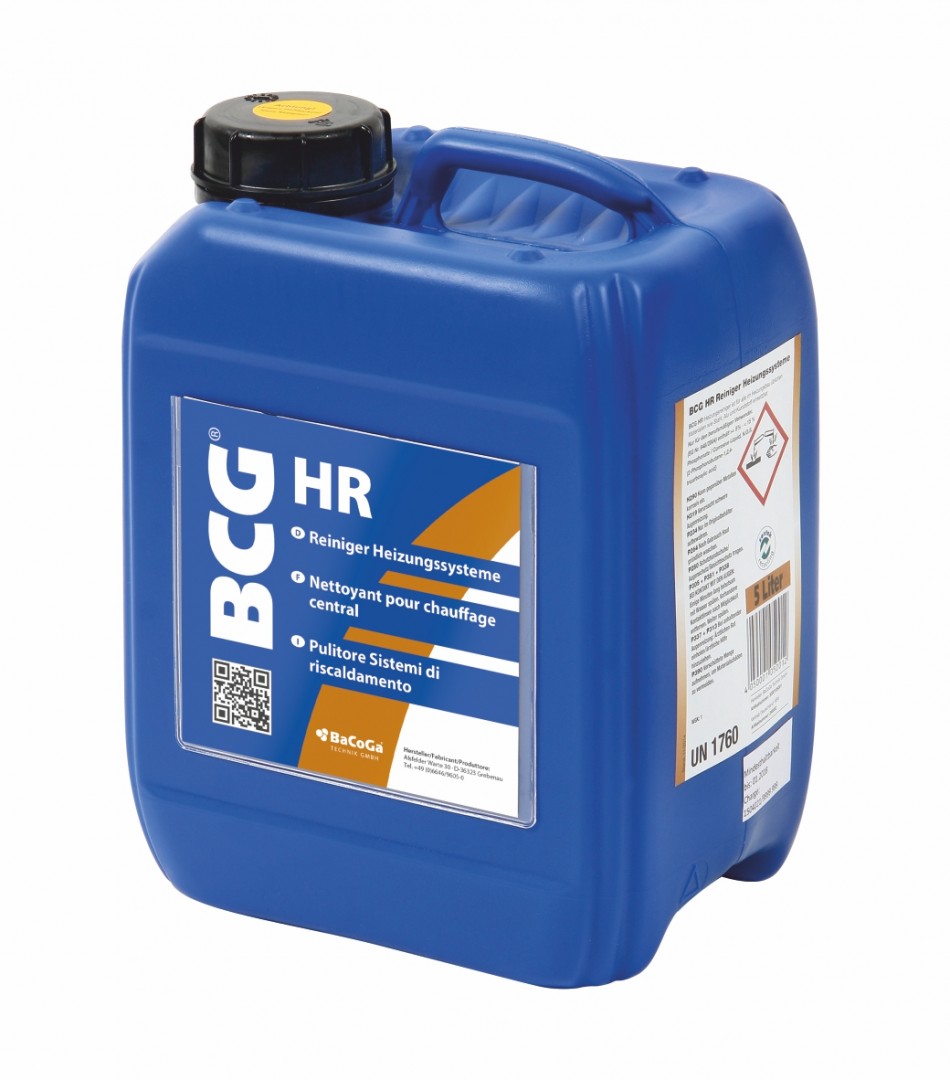 BCG HR - Čisticí přípravek topných soustav - obsah 1 litr